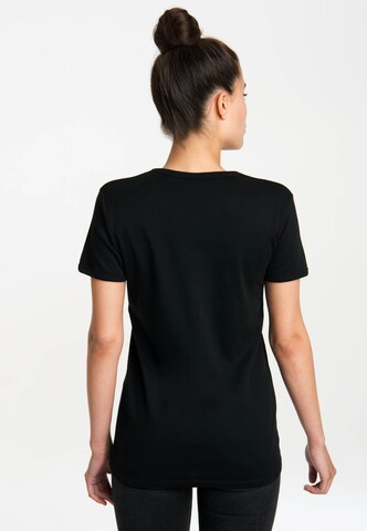 LOGOSHIRT Shirt 'Wolverine' in Zwart