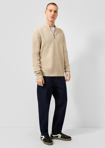 QS Pullover in Beige: Vorderseite