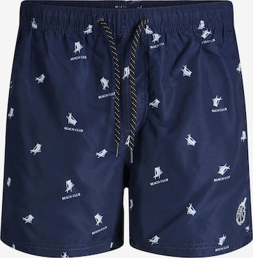 Shorts de bain 'Crete' JACK & JONES en bleu : devant