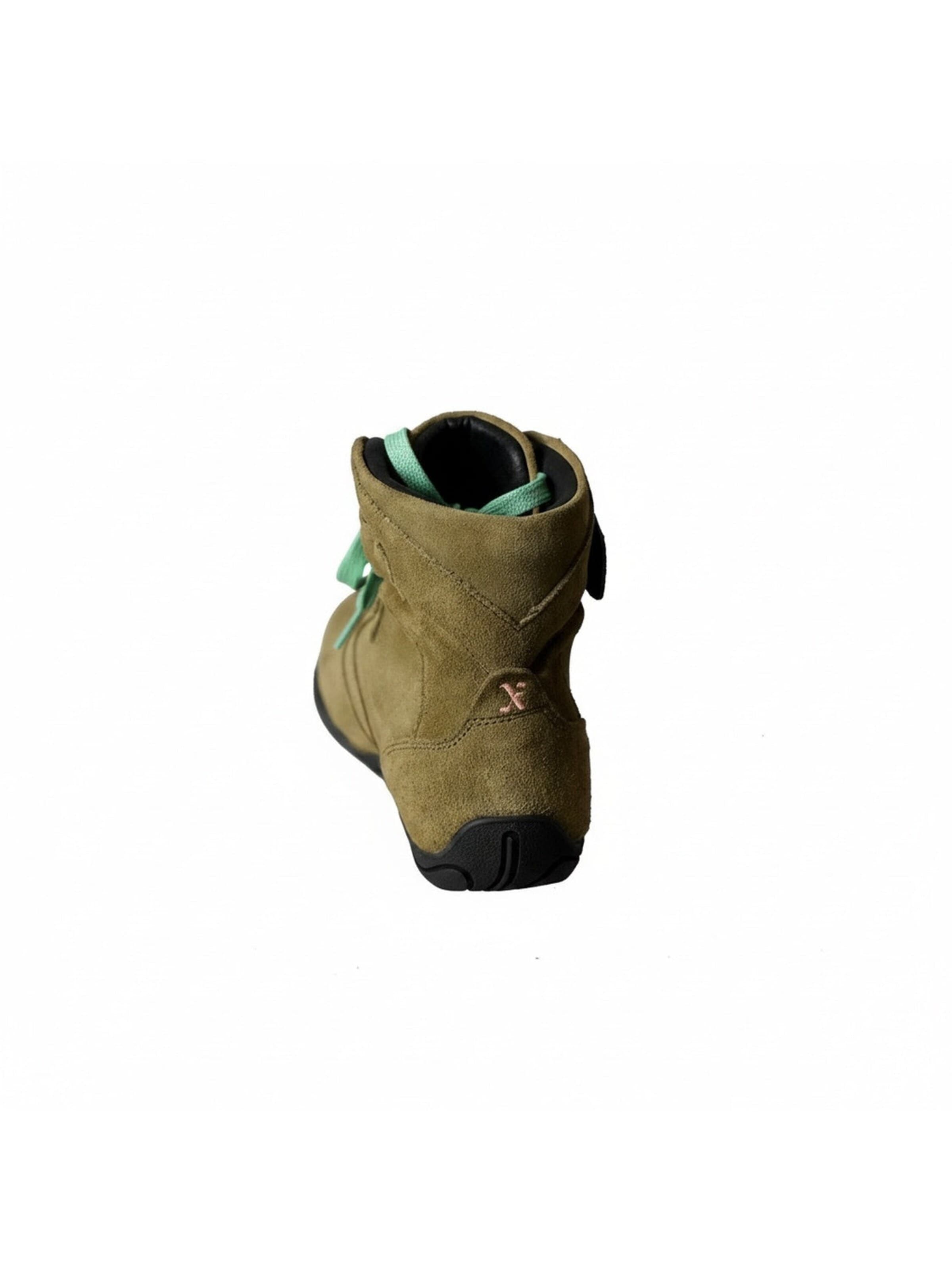 Baskets hautes 'Pat Moss Boots' Yoxeone en vert