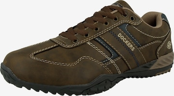 Dockers by Gerli Lace-Up Shoes in Green: front
