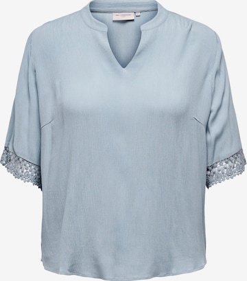 ONLY Carmakoma - Blusa en azul: frente