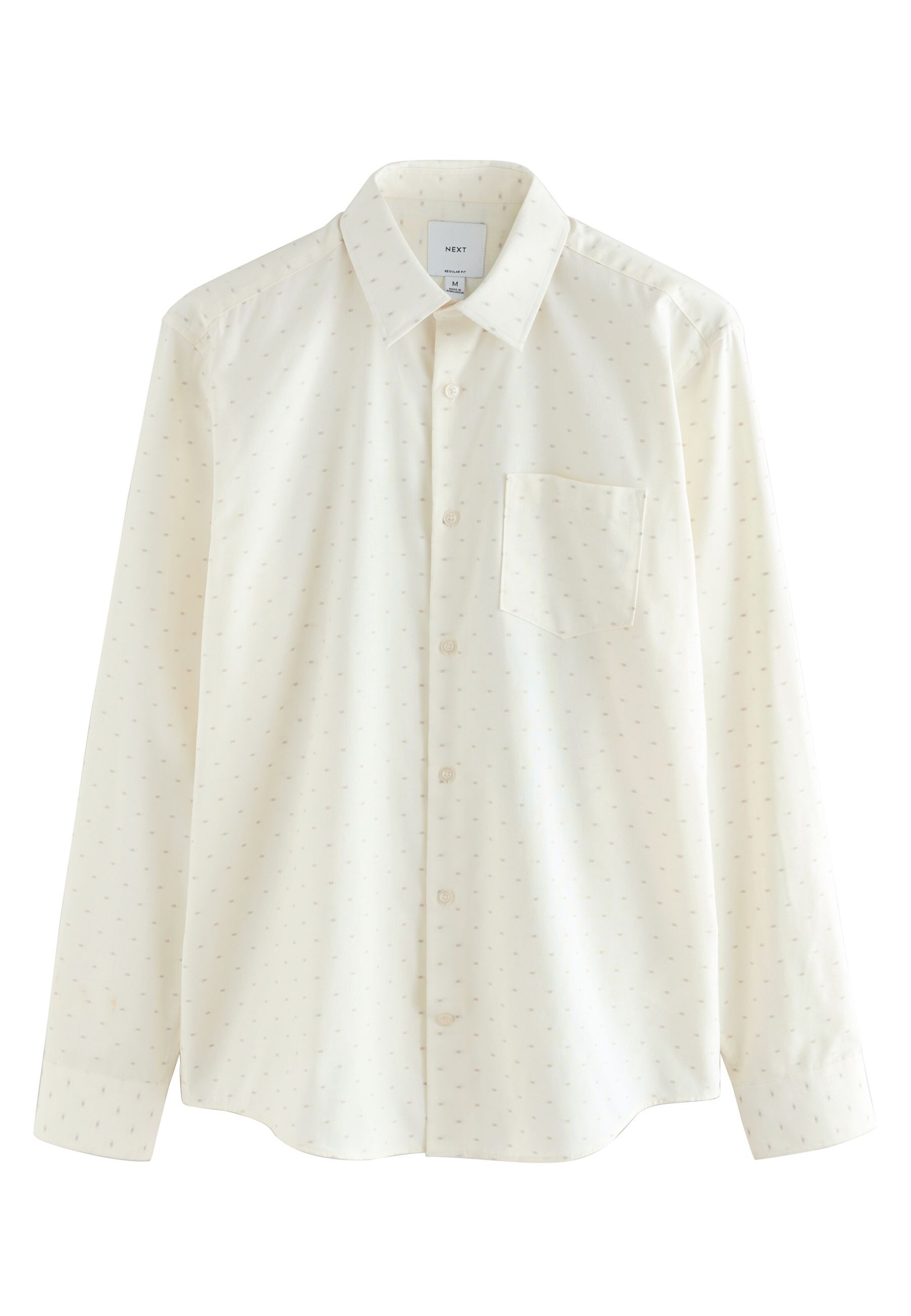 Next Regular fit Πουκάμισο σε λευκό: μπροστά