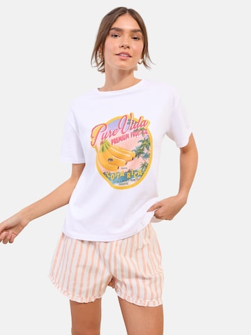 Friends Like These Shorty in White: front