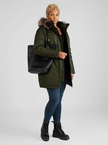 ONLY Carmakoma Winter parka 'Irena' in Green