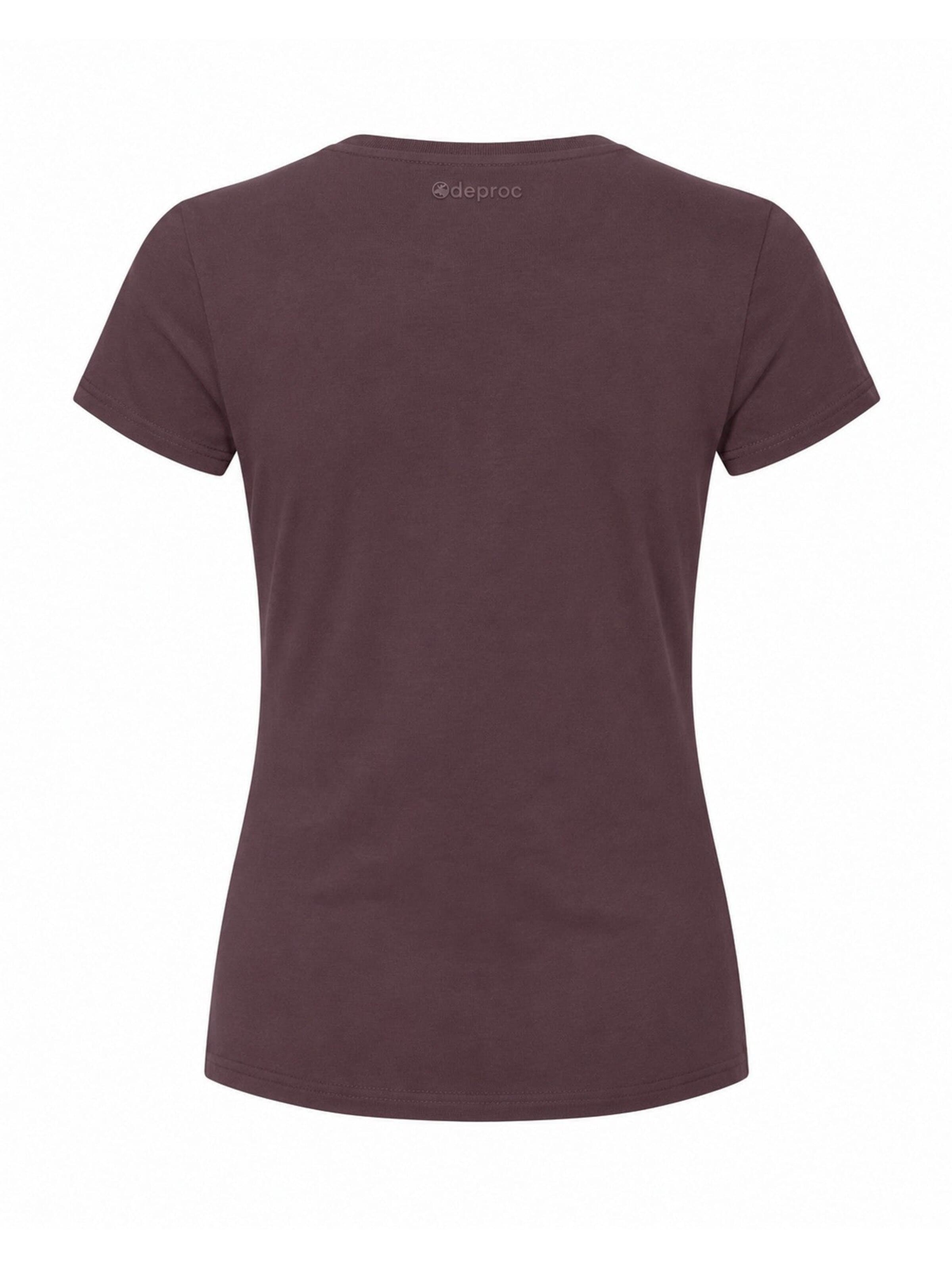 Maglietta 'DEPROC ACTIVE LAGUN Damen T-Shirt' di deproc in rosso