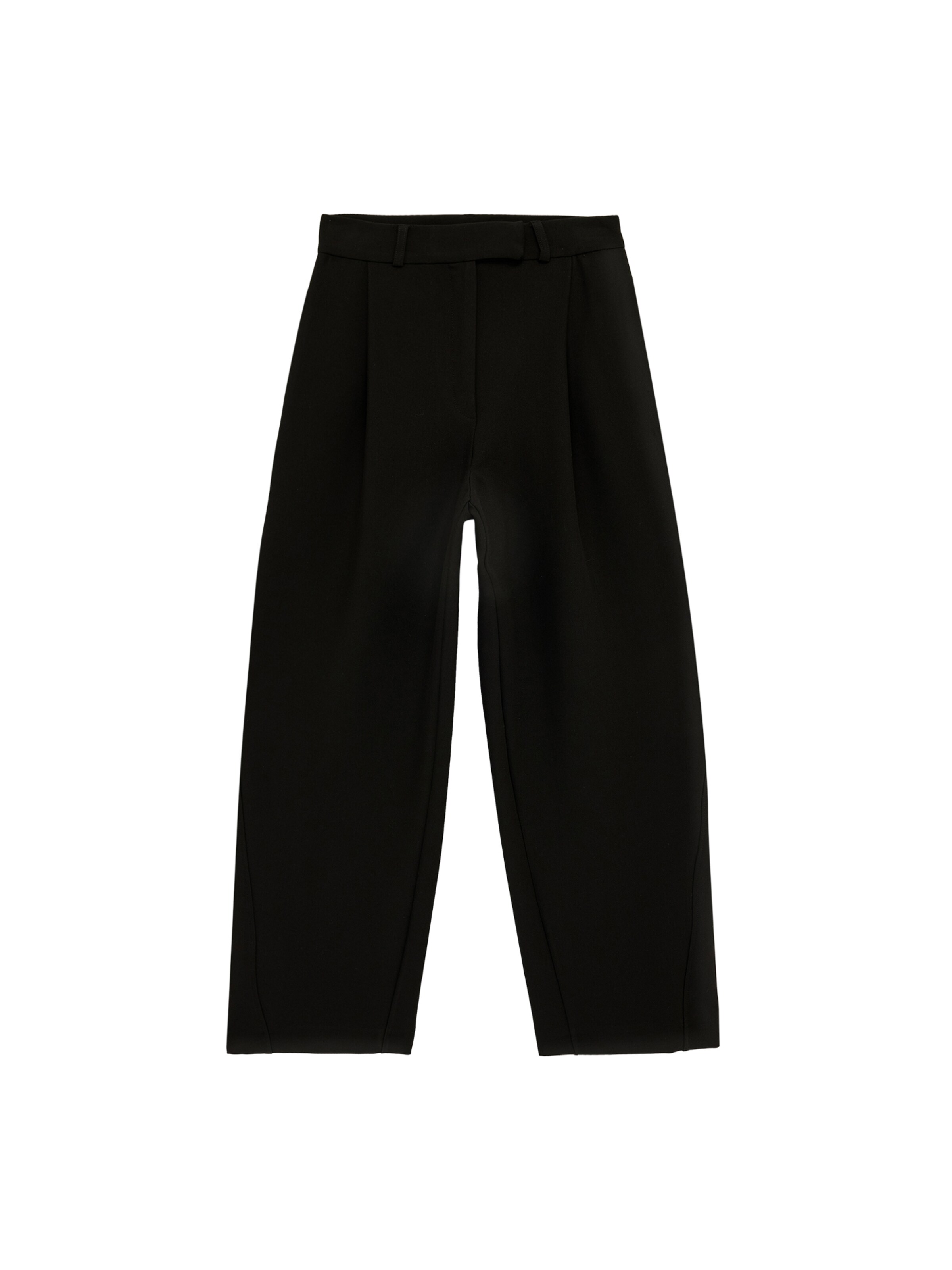 Koton Pleat-Front Pants in 32/Regular in Black, Item view