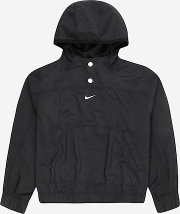 NIKESportska jakna - crna boja: prednji dio