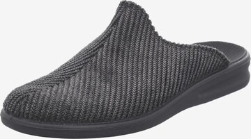 Westland Slippers 'Belfort' in Black: front