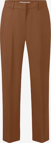 Raffaello Rossi Regular Pleated Pants in Brown: front