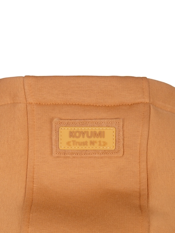Koyumi Sweatshirt 'Break Your Neck' in Beige