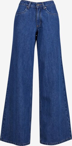 Urban Classics Loosefit Jeans in Blauw: voorkant