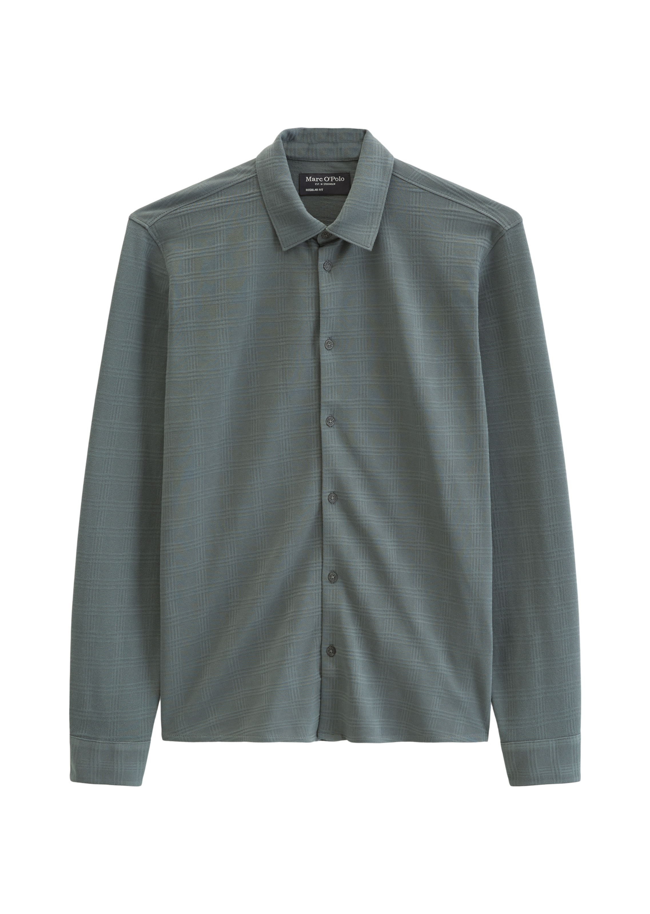 Marc O'Polo Button Up Shirt in Green: front
