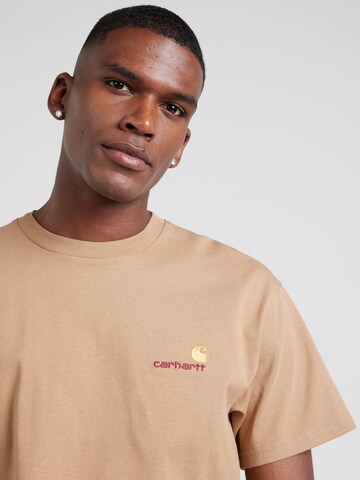 Carhartt WIP Shirt 'American Script' in Brown