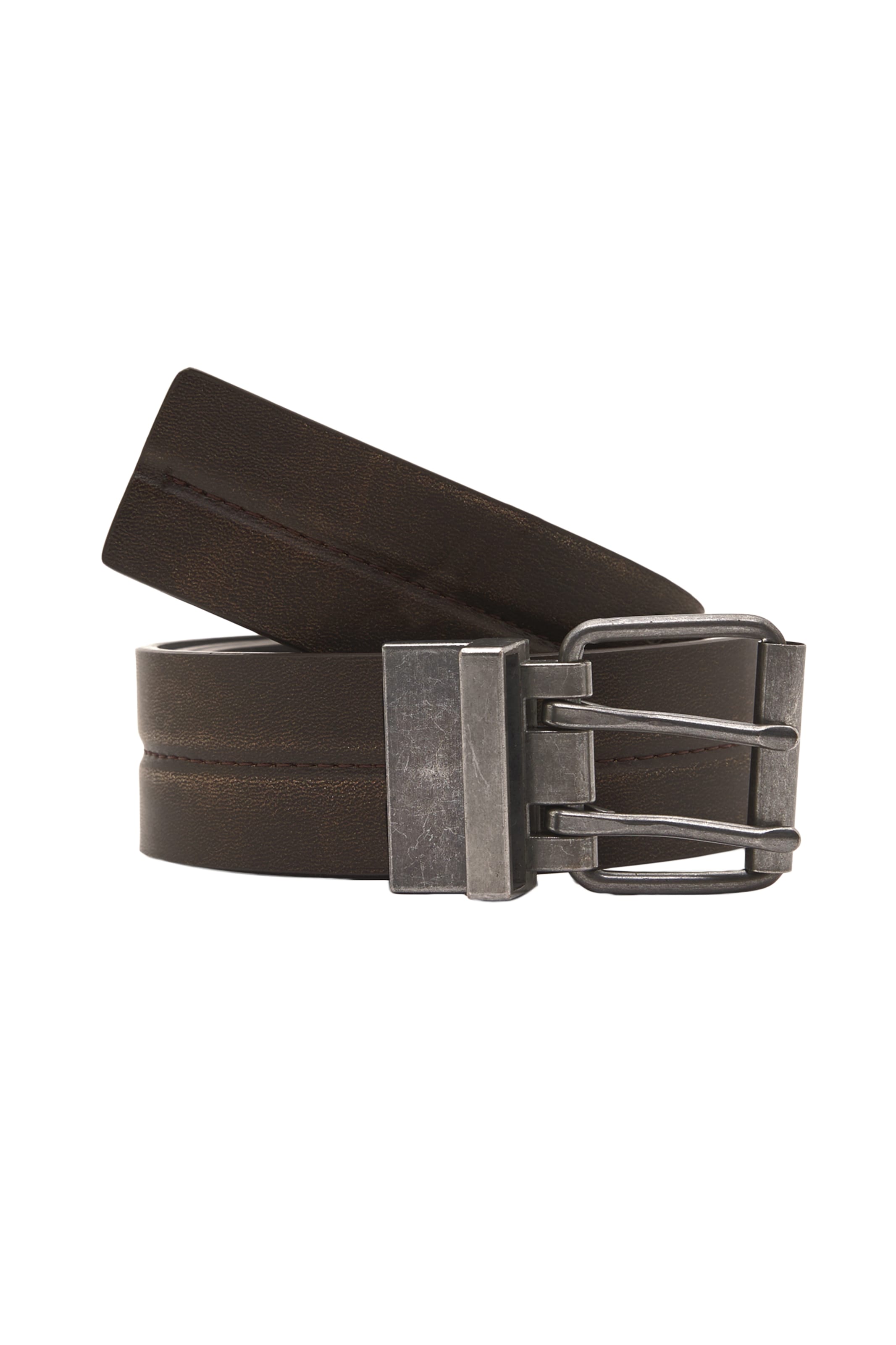 Curea 'STWD' de la Pull&Bear pe maro: față