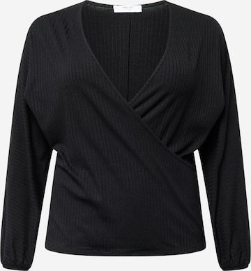 ABOUT YOU Curvy Shirt 'Lieven' in Black: front