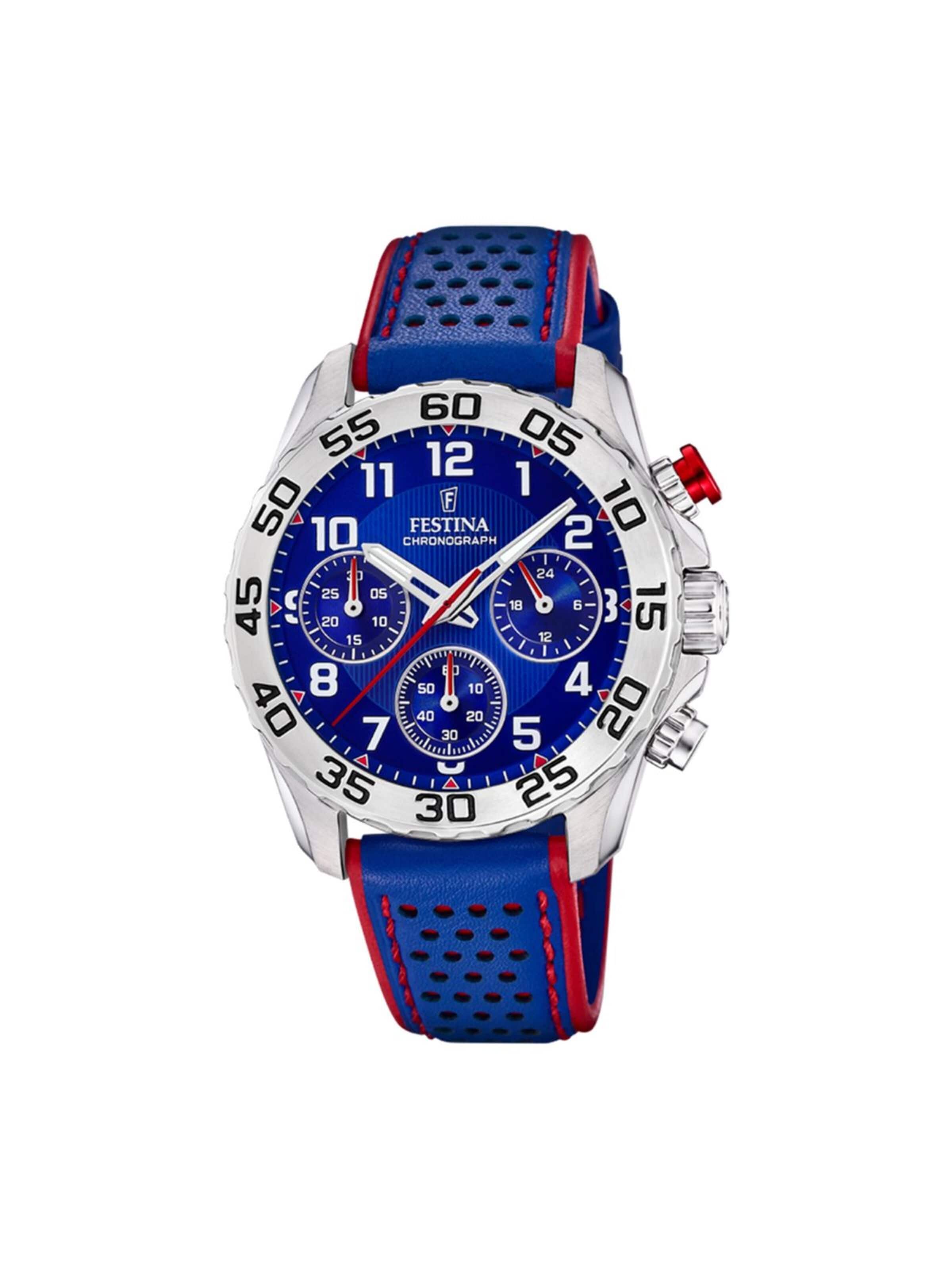 Montre à affichage analogique FESTINA en bleu : devant