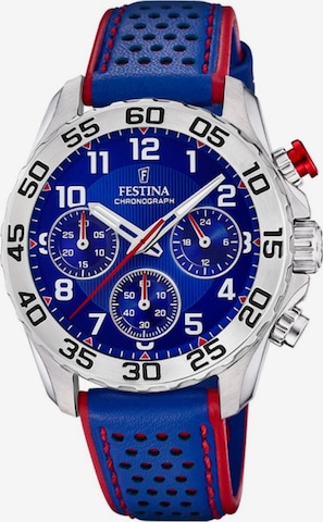Montre à affichage analogique FESTINA en bleu : devant