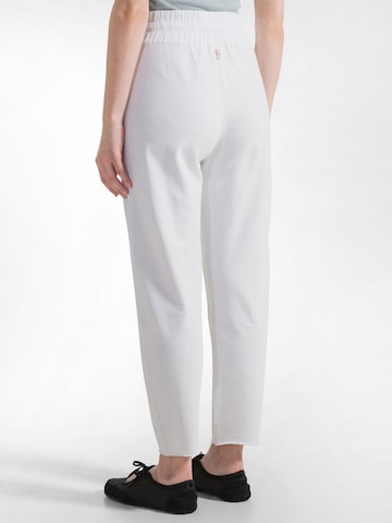 Tapered Pantaloni con pieghe di DEHA in bianco