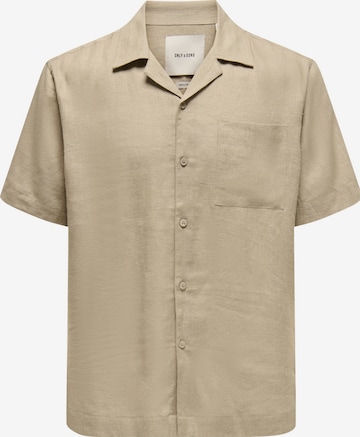 Only & Sons Hemd 'ONSLaurence' in Braun: Vorderseite