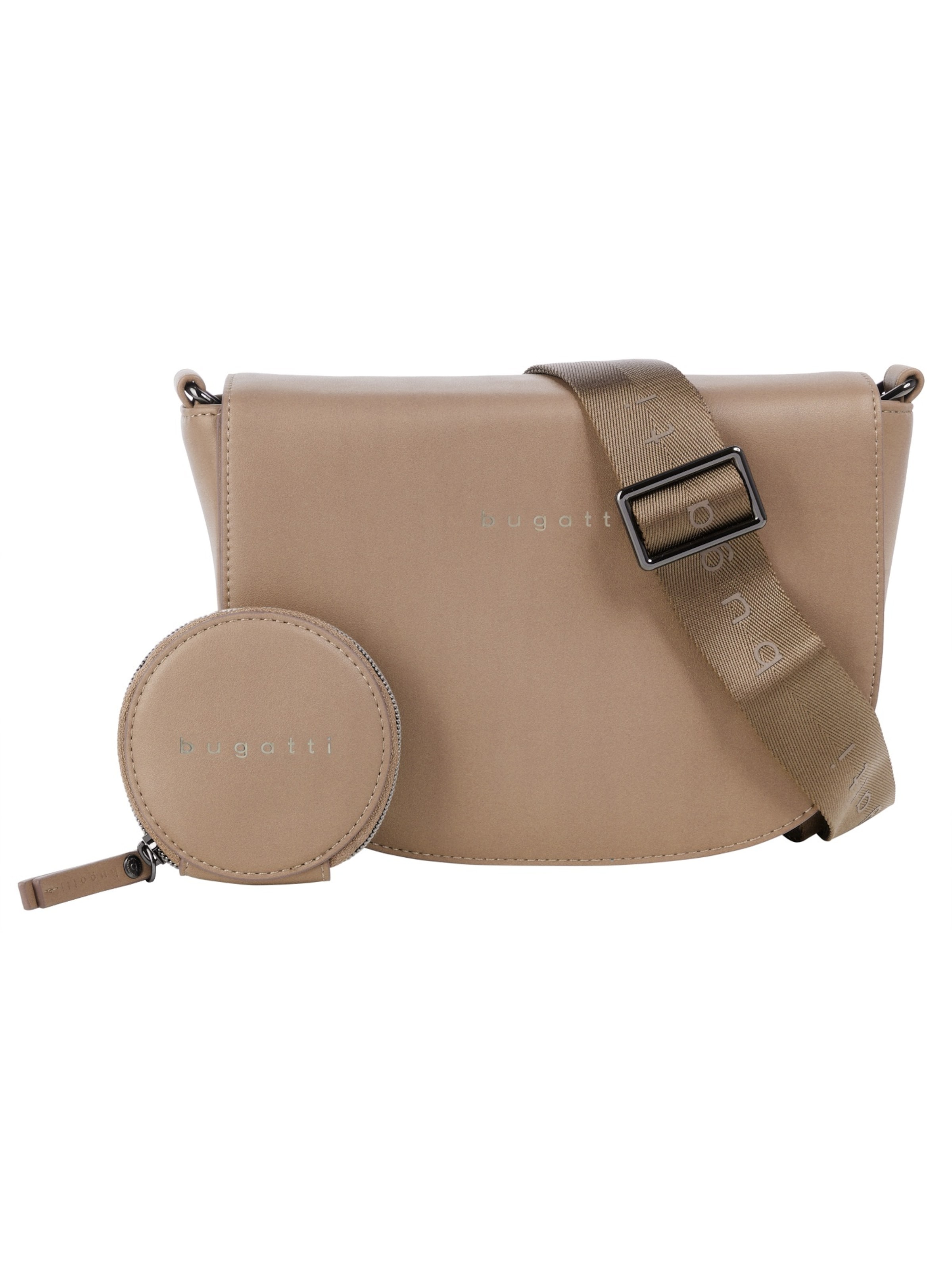 bugatti Umhängetasche 'ALMATA'‌‌‌‌ in Beige: Vorderseite