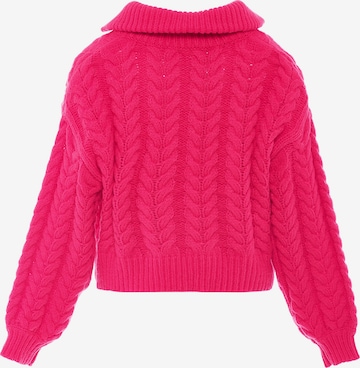 MYMO Knit cardigan in Pink