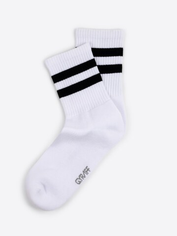 Chaussettes 'Chaussettes rembourrées en coton égyptien' GYRAFF en blanc