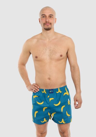 Lousy Livin Boxershorts 'Bana-Ananas' in Blau: predná strana