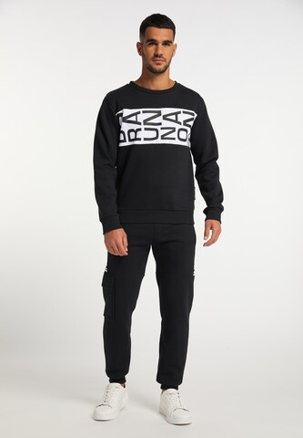 BRUNO BANANI Sweatshirt 'Richardson' in Zwart