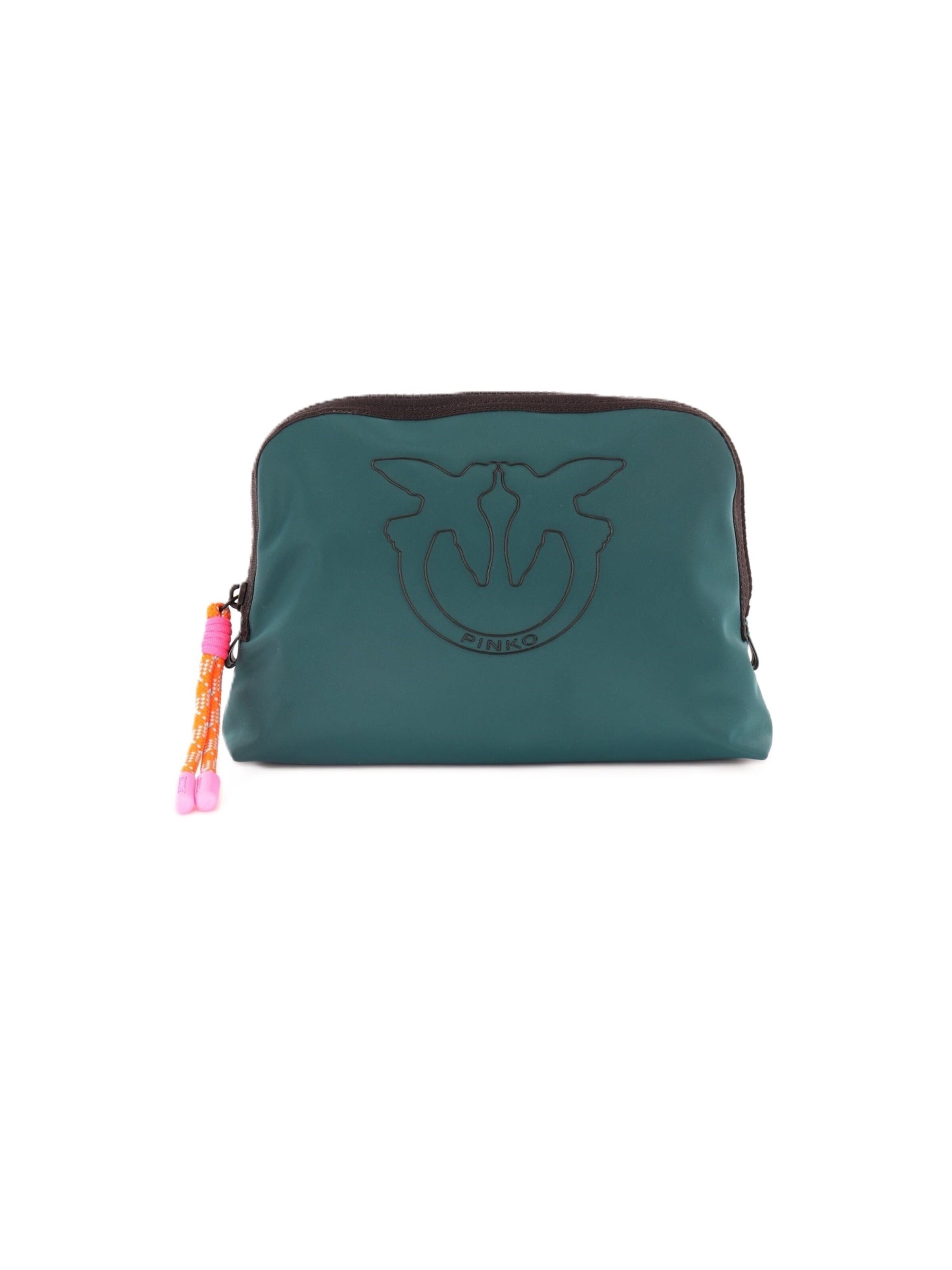 PINKO Kosmetiktasche '104871 A29U'‌‌‌‌‌‌ in Grün: Vorderseite