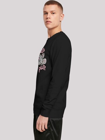 F4NT4STIC Sweatshirt 'Big Bang Theory Soft Kitty Purr' in Black