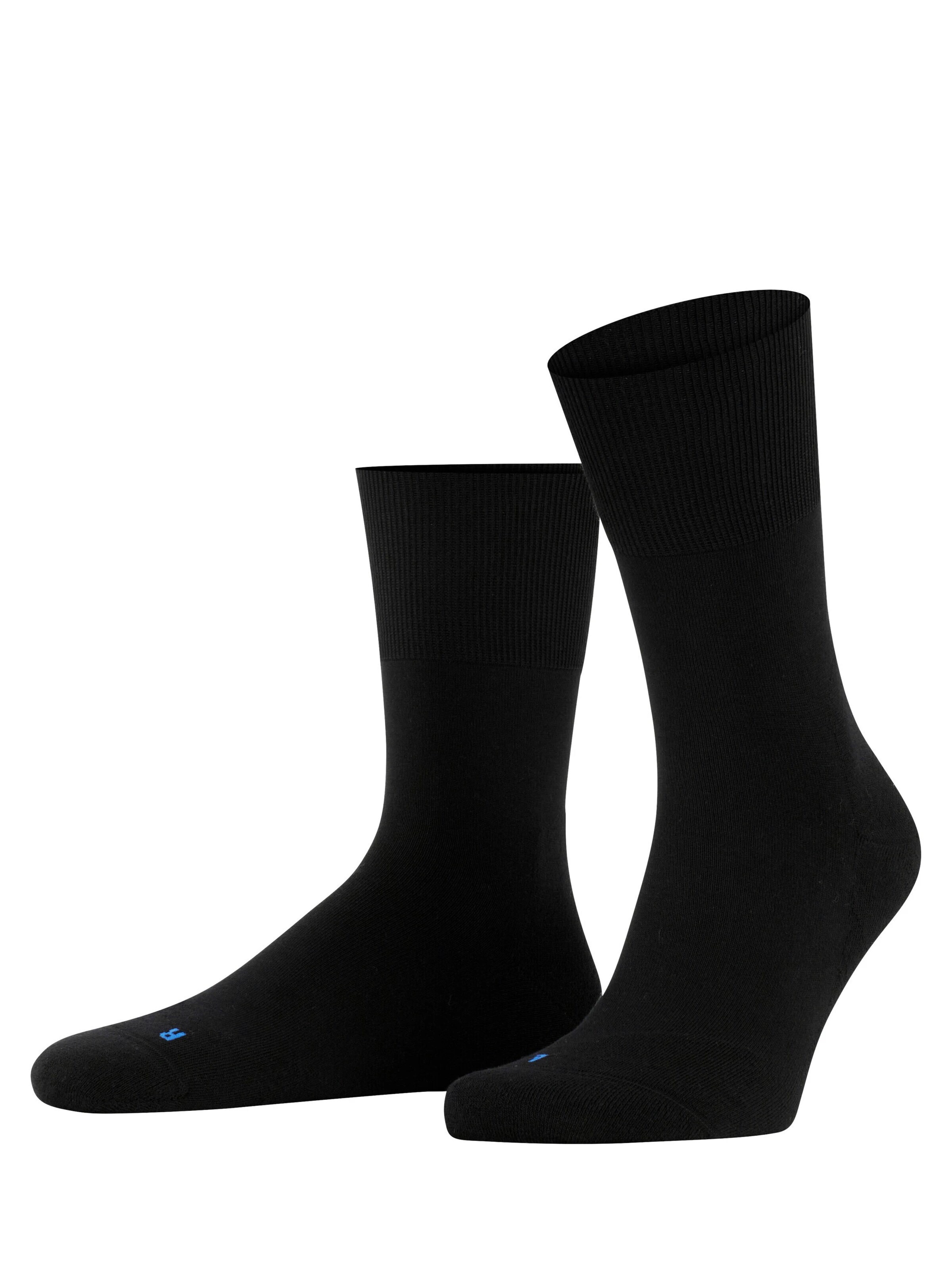 FALKE Socks 'Run' in Black: front
