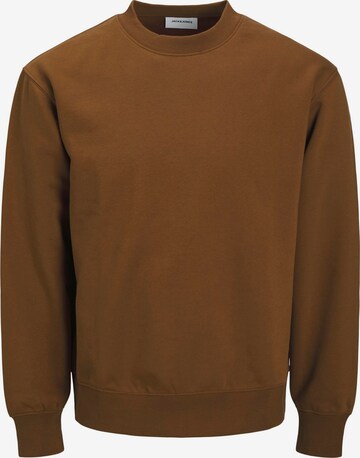 JACK & JONES Sweatshirt 'JJEUrban Edge' in Bruin: voorkant