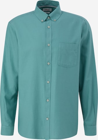 Camicia di s.Oliver in verde: frontale