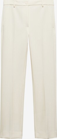 MANGO Pleated Pants 'Bosco' in Beige: front