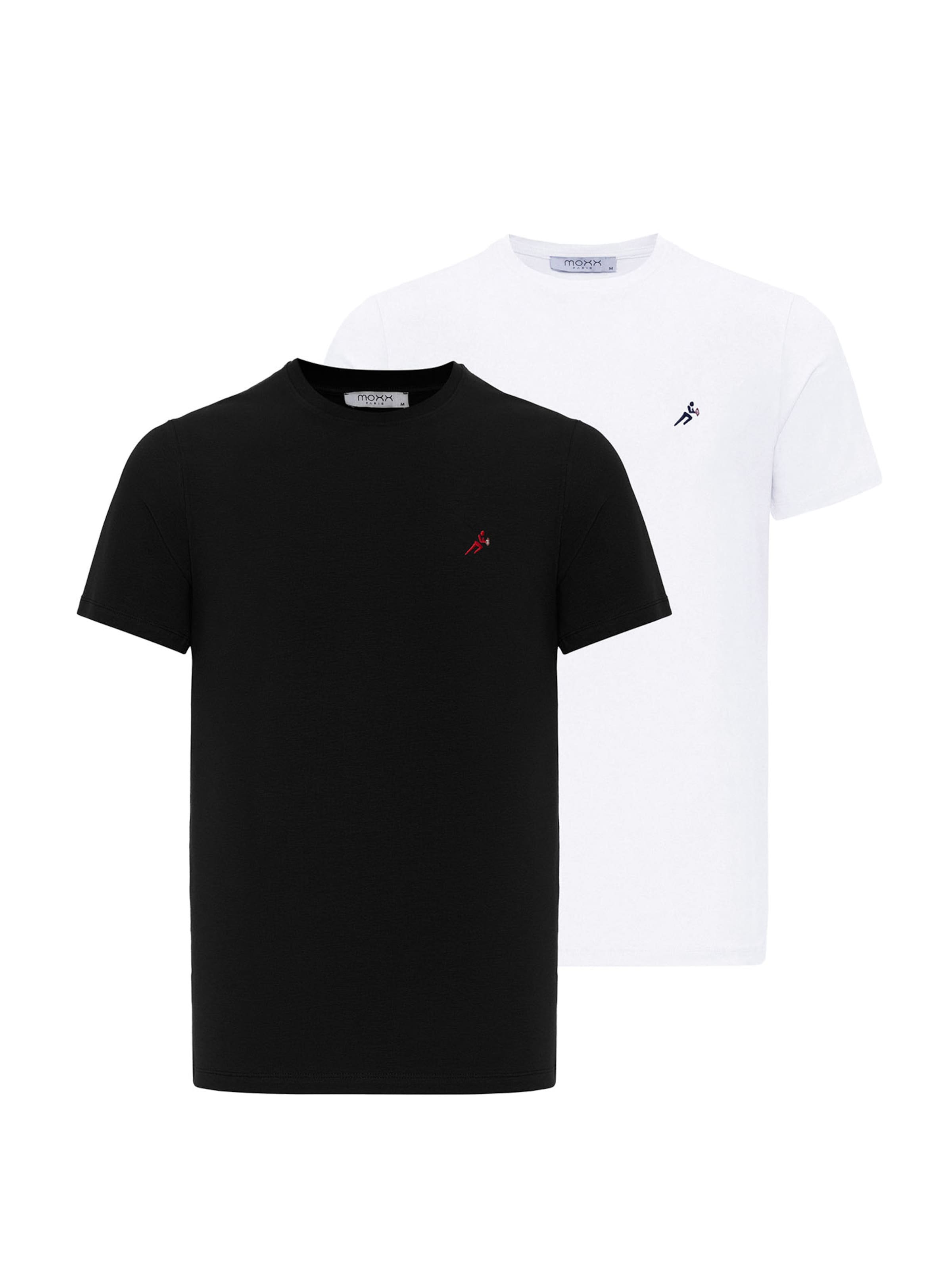 juoda Moxx Paris Marškinėliai: priekis