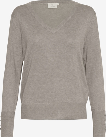 Pullover 'Lizza' di Kaffe in grigio: frontale
