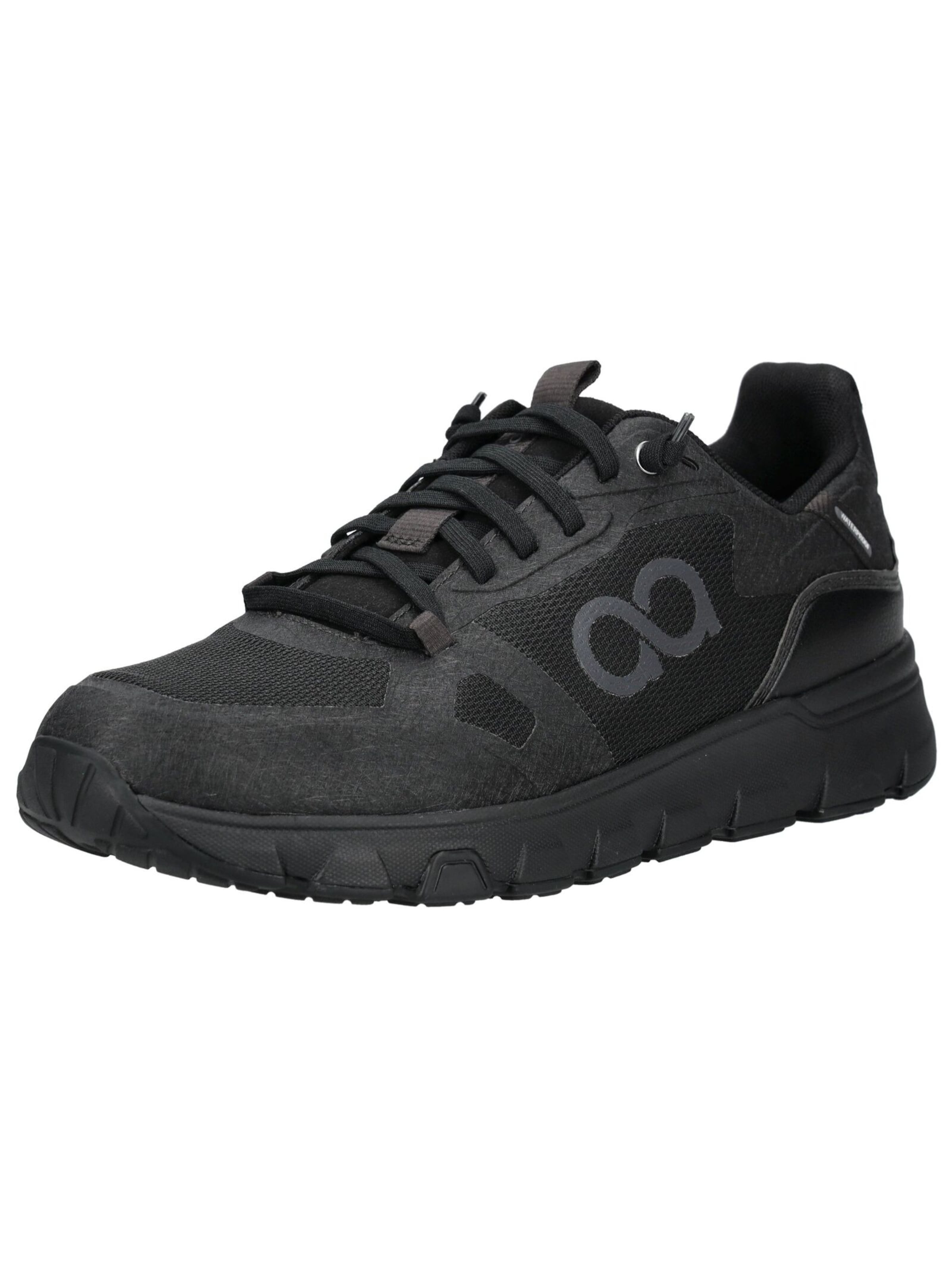 Tenhaag Platform trainers in Black: front