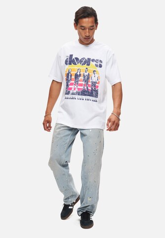 Recovered Shirt 'The Doors Waiting For The Sun' in Wit