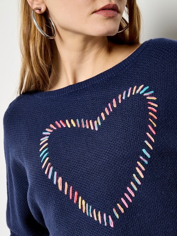 Pull-over Apricot en bleu