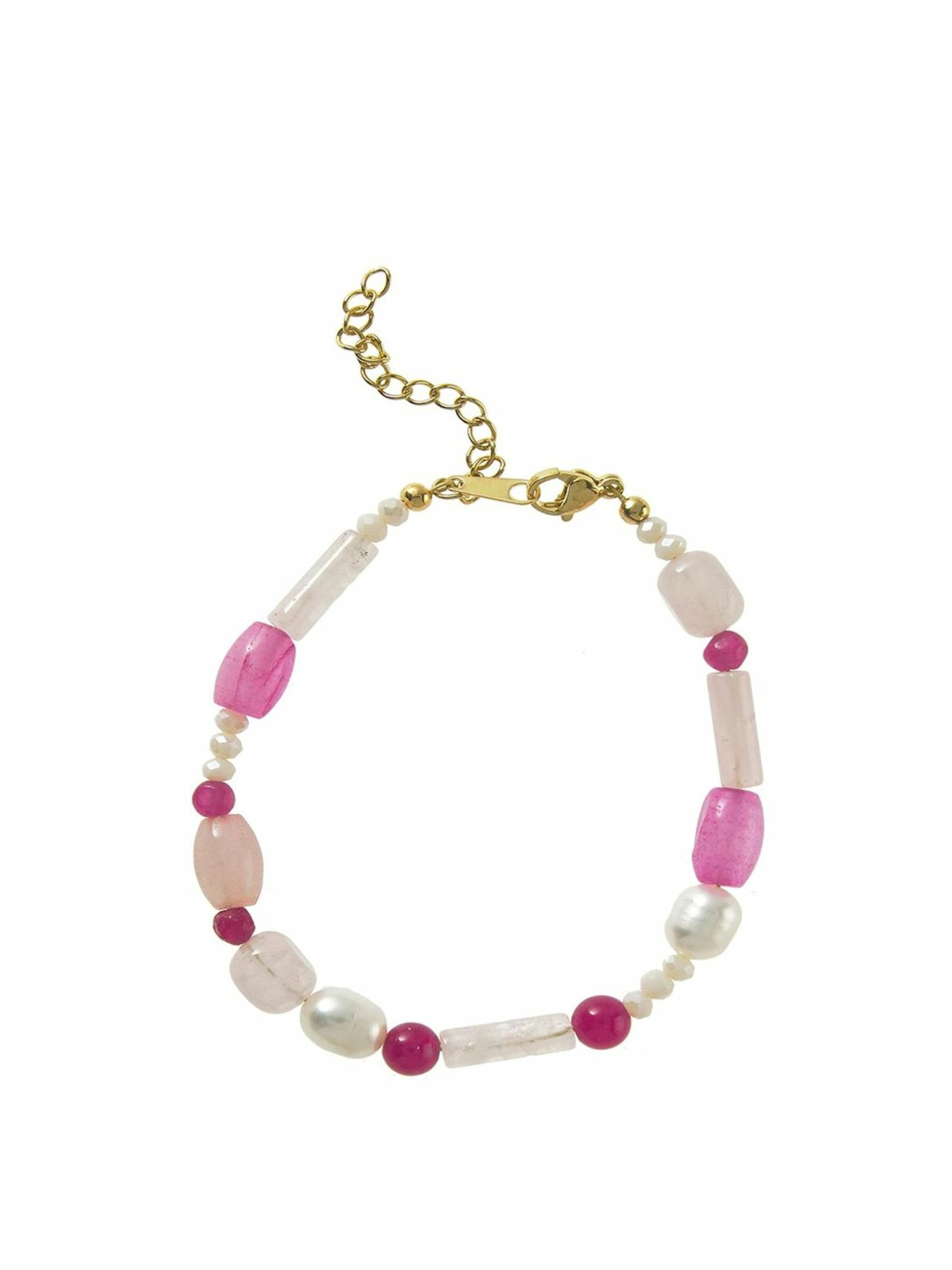 Gemshine Armband in Pink: Vorderseite