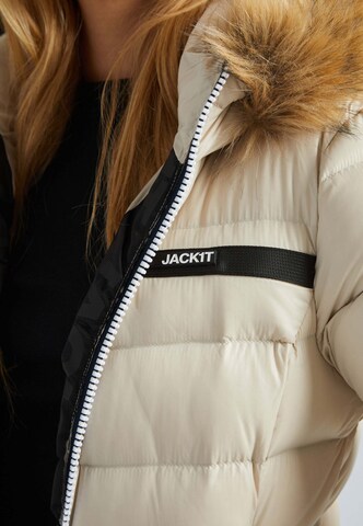 JACK1T Winterjacke in Beige