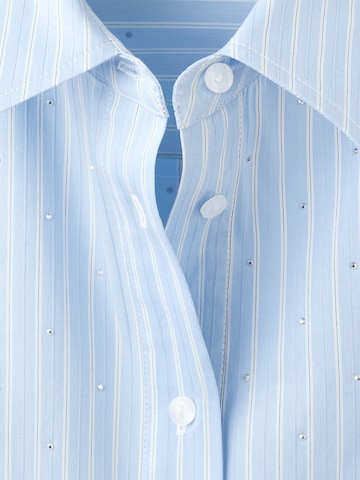 MANGO Blus 'Shinny' i blå