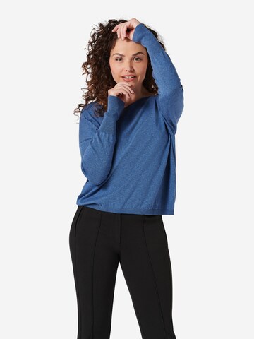 eve in paradise Sweater 'Gerda' in Blue: front