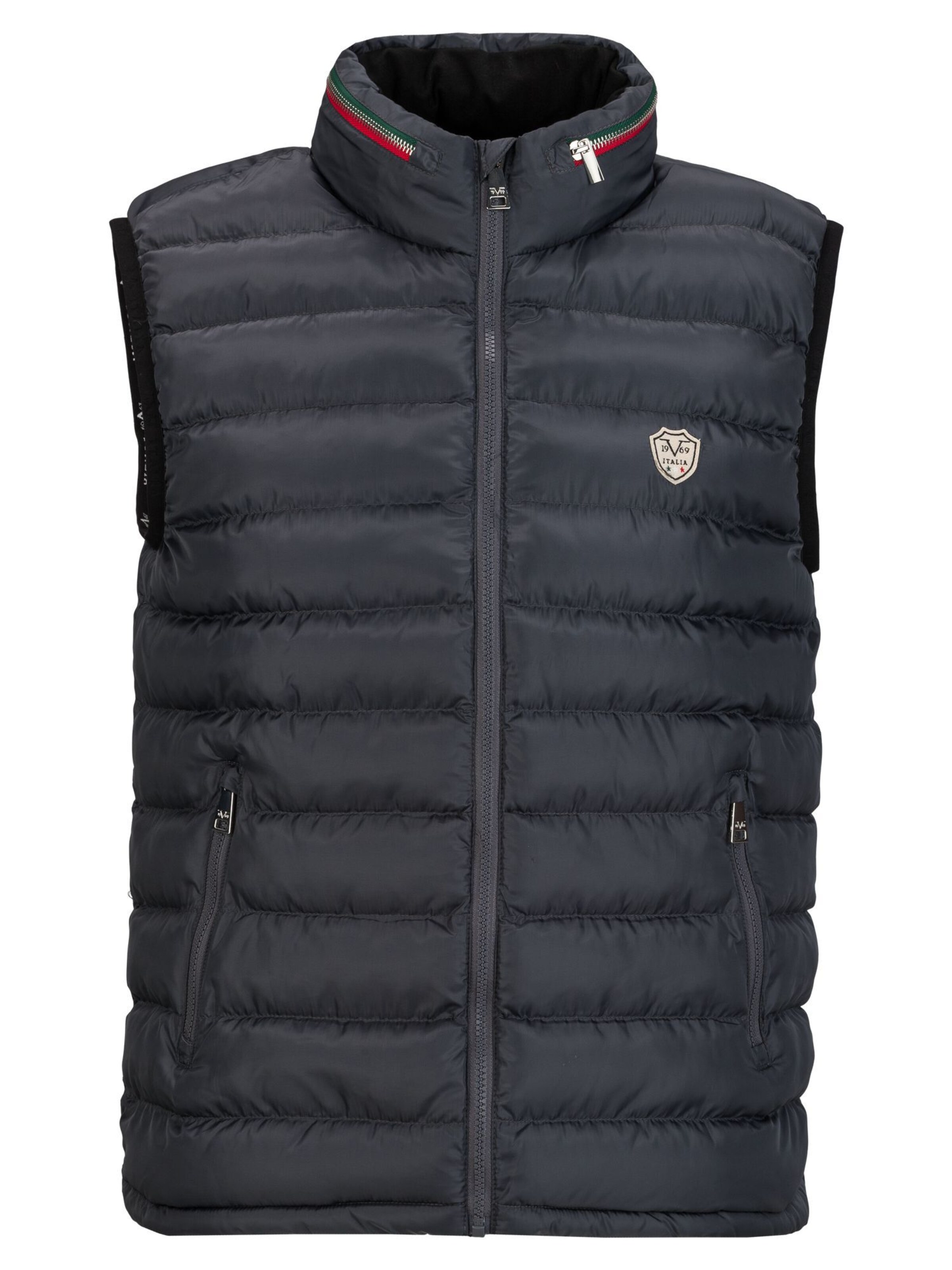 19V69 ITALIA Vest 'Jay ' in Grey: front