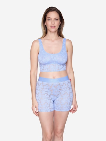 JOOP! Jeans Broekje ' Allover Lace ' in Blauw