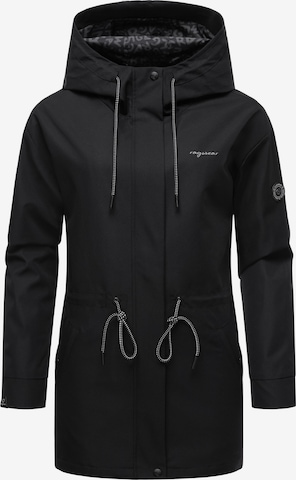 Ragwear Weatherproof jacket 'Urbanna Remake' in Black: front