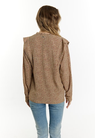 DreiMaster Vintage Blouse 'Imane' in Brown