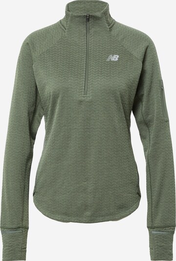 new balance Athletic Sweater in Khaki / Silver, Item view