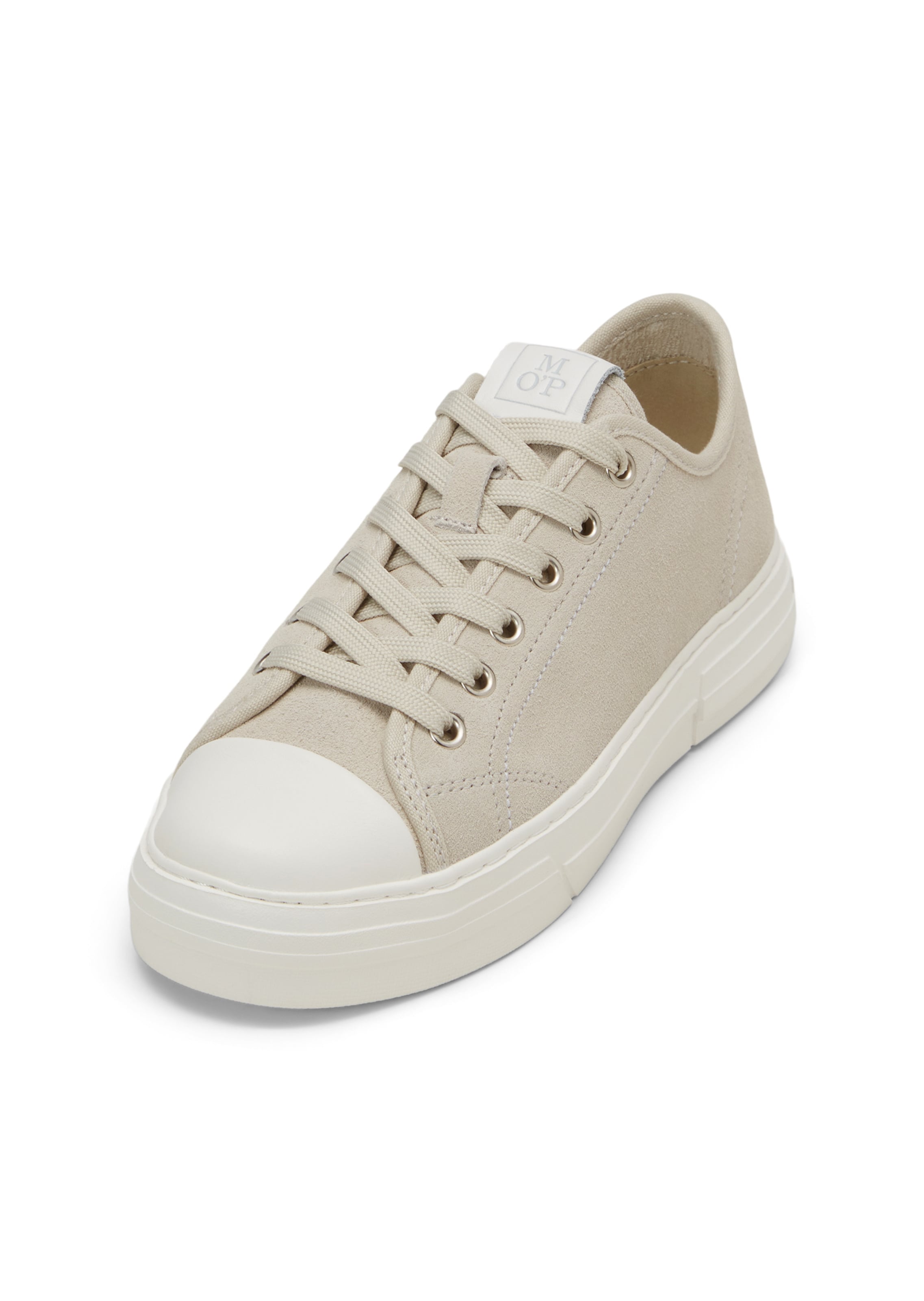 Marc O'Polo Sneakers laag in de kleur Beige / Wit, Productweergave